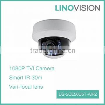 2 Megapixel WDR Indoor Motorized Vari-focal Smart IR HD 1080P Dome TVI Camera