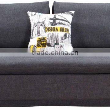 Factory selling fabric folding sofa cum bed design with storage