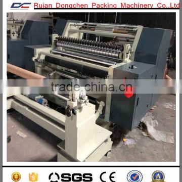 High efficient kraft paper roll slitting rewinding machine