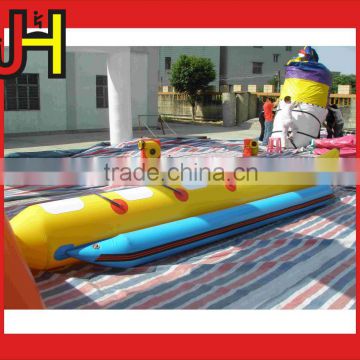 Use Yellow&Blue Inflatable banana Boat For Sale