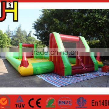 JH-SP Protable Inflatable Water Soap Soccer Field For Sale, Inflatable Soap Football Field