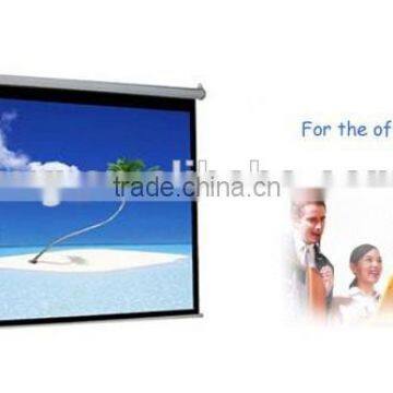 Motorised Projection Screen, Electric Projection Screen, Big Size Projector Screen for Office Home Theater School 60-300 Inches