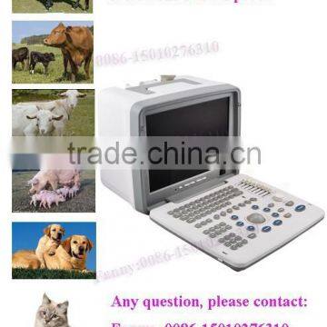 CE approved Portable Veterinary B mode Ultrasound Scanner with 3.5Mhz multi-frequency convex probe RUS-9000BV