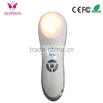 Portable Handheld Home Use Skin Care device Vibration +Photo LED therapy beauty device