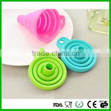 Food Grade Silicone Foldable Funnel Custom Mini Collapsible Funnel photo-2
