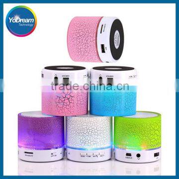 LED Portable Mini Bluetooth Speakers Wireless Hands Free Speaker With TF USB FM Microphone Musical For Mobile Phone iPhone 6s 7