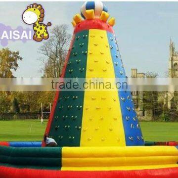 INFLATABLE rock climbing wall for sale for children