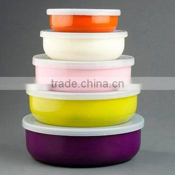 Metal Stainless Steel Color Coating Mixing Bowl