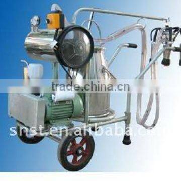 Single barrel milking machine