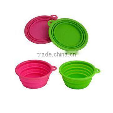 logo dog pet bowl plastic rubber bowl pet bowl flexible