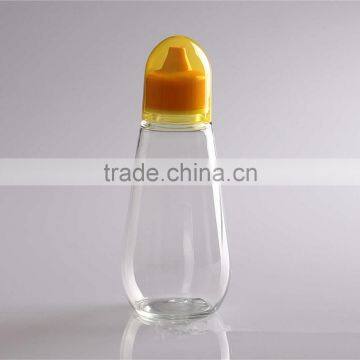 Wholesale 500g Pointed Mouth Squeeze Honey Plastic Bottle for honey