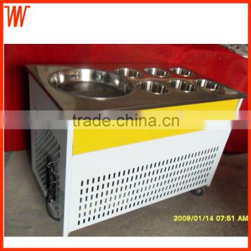 2pan +10 buckets flat pan fried ice cream machine sale