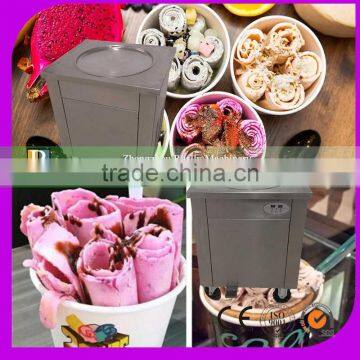 110V/220V Imported Compressor fried ice cream machine with Temperature indicating nsf and ul