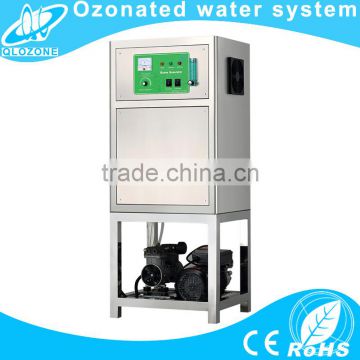 Industrial clean water ozonized water system