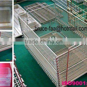 Storage Folding Mesh Basket/stacking Container