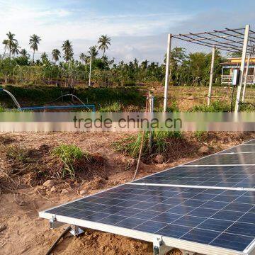High pressure solar water pumping system for forestry irrigation