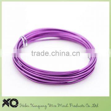 Round and flat anodized aluminum jewelry wire