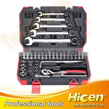 40pcs Spanners Bits and 1/4" Sockets Set