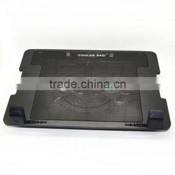 LAPTOP COOLER COOLING PAD 2 FAN STAND WITH 2 USB HUB FOR 15 17" LAPTOP Notebook