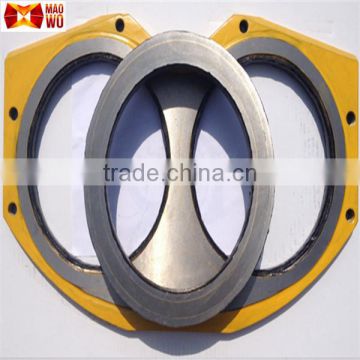 High quality PM concrete pump spectacle wear plate and wear ring