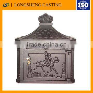 decorative antique outdoor mailbox aluminum castings made in China