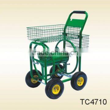 Garden hose reel cart