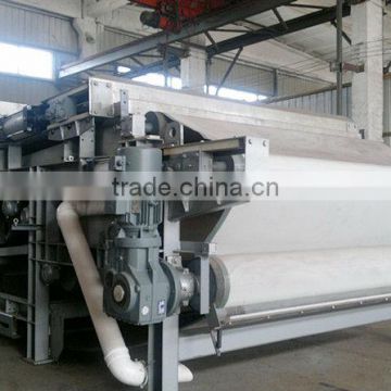 Sludge dewatering machine belt filter press