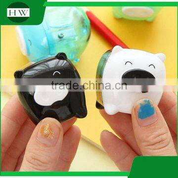 Plastic Colorful Funny Child Cartoon Pig Pencil Sharpener photo-3