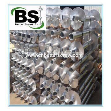Hot Dipped Galvanized Helical Screw Piles photo-3