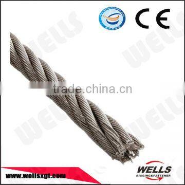 Wells Factory CE 8mm 7x7 Stainless Steel 304 Lifting Wire Rope photo-2
