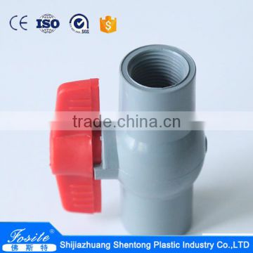 PVC femal thread ball valve 1/2" 3/4" 1"