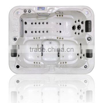 Control Panel Acrylic Shell Antique Bathtub With Seat for 3 Adults photo-6