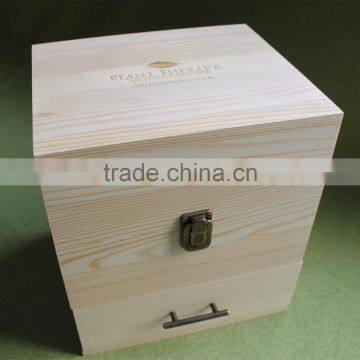 China Direct Factory FSC&SEDEX AUDIT Christmas Display 3tier Wooden Doterra 5ml 10ml 15ml Essential Oil Bottle Storage Box photo-2
