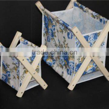 Eco-friend Wood Foldable Magazine Rack Wholesale photo-2