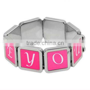 Zinc Alloy Sublimation Bracelet For Hand Decorations