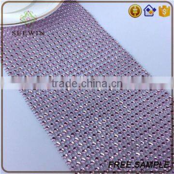 Christmas Diamond Mesh Fabric Table Runner photo-6