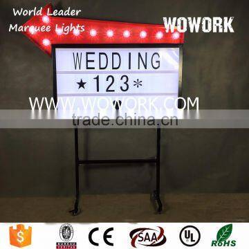 Menu Board With Slot in Letters