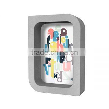 New Design Two Cambered Corner Concrete Paper Photo Frame photo-2