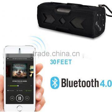 Wireless shockproof bluetooth 4.0 NFC powerbank waterproof bluetooth speaker