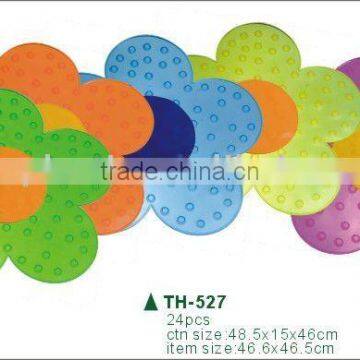 plastic mei flower shape anti-slip bath mat