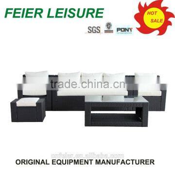 High Quality Lowes Patio Rattan Furniture Sofa Set photo-2