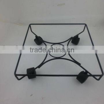 Home Removable Metal Flower Shelf Plant Trolley photo-5