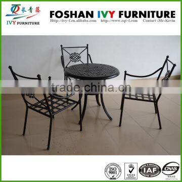 Leisure cast aluminium garden chairs