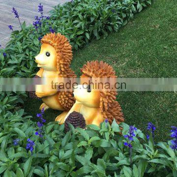Polyresin Squirrel Figure in Garden photo-3