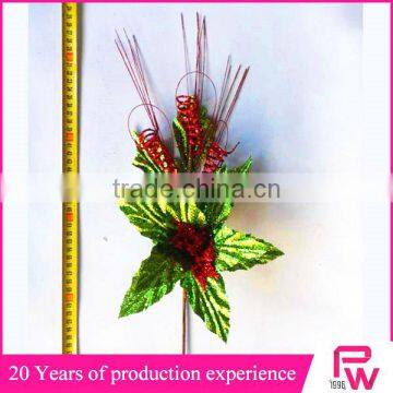 Christmas Wall Hanging Decorations Glitter Twigs Christmas Flowers for Christmas Market photo-4