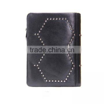 Wholesale Large Capacity Clutch Bag Men Purse Leather Wallet With Rivet photo-4
