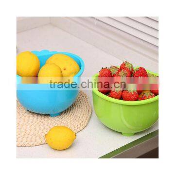 New Design Rice Washing Drain Picnic Plastic Fruit Basket