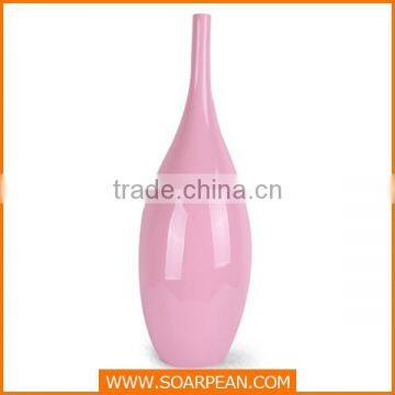 Custom Fiberglass Long Neck Vase for Decoration