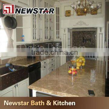 Newstar Light Emperador Stone Flooring Polished Marble Tile for Sale photo-4