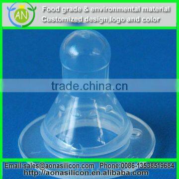 Realistic Transparent Molding Silicone Baby Nipple For Feeding Baby photo-4